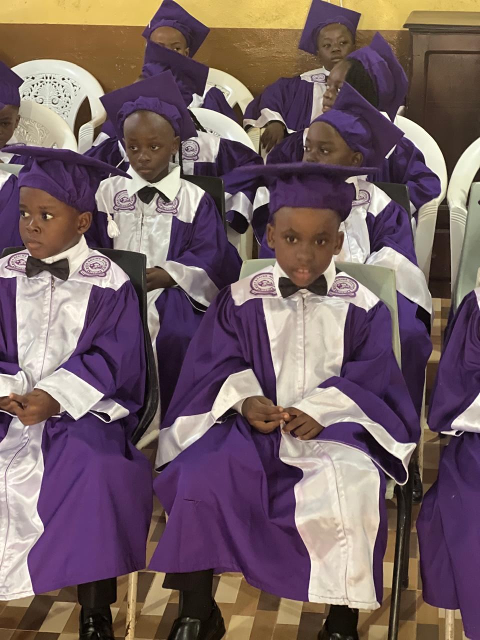 Kindergarten graduation at BBA